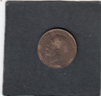 Beschrijving: 1 Farthing  GEORGIUS V 